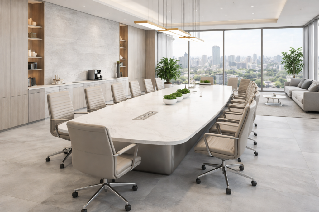 Cloud Dancer Pantone 11-4201: a cor do ano 2026 e a nova elegância das bancadas em porcelanato em São Paulo